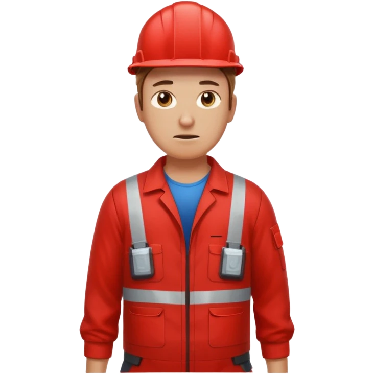 full bady red electrshn swating  emoji