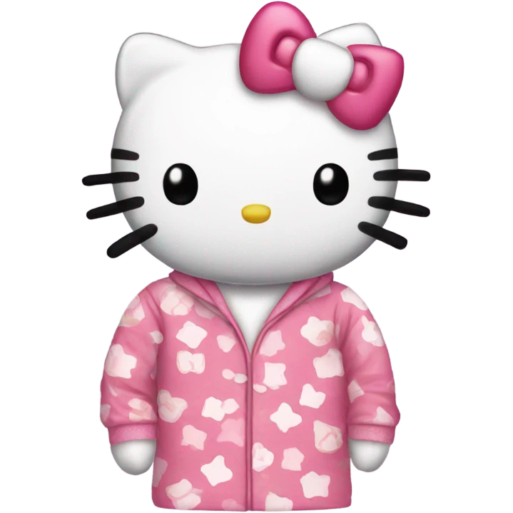 Hello Kitty en pyjama hello kitty  emoji