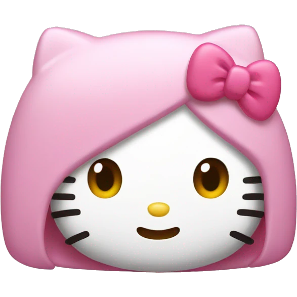 Hello kitty tired  emoji