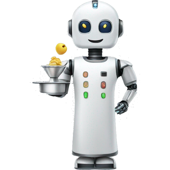 robot waiter emoji