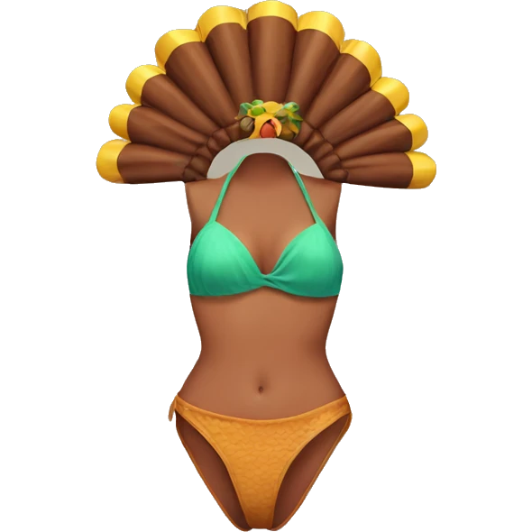 Turkey bikini emoji