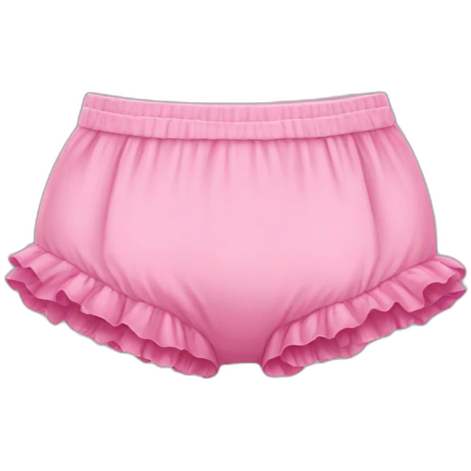 Pink bloomers with long legs emoji