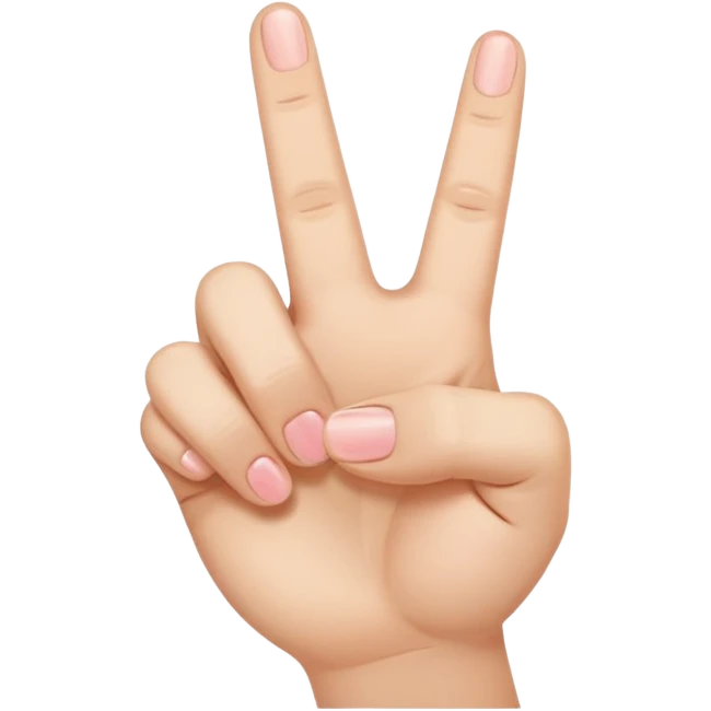 Finger heart with middle finger emoji