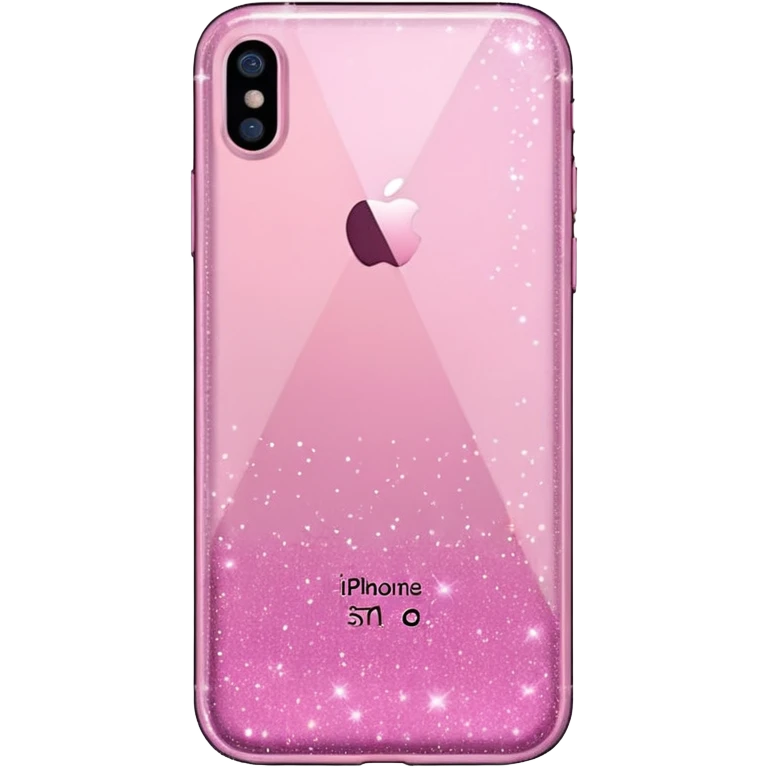 glitter pink iphone emoji