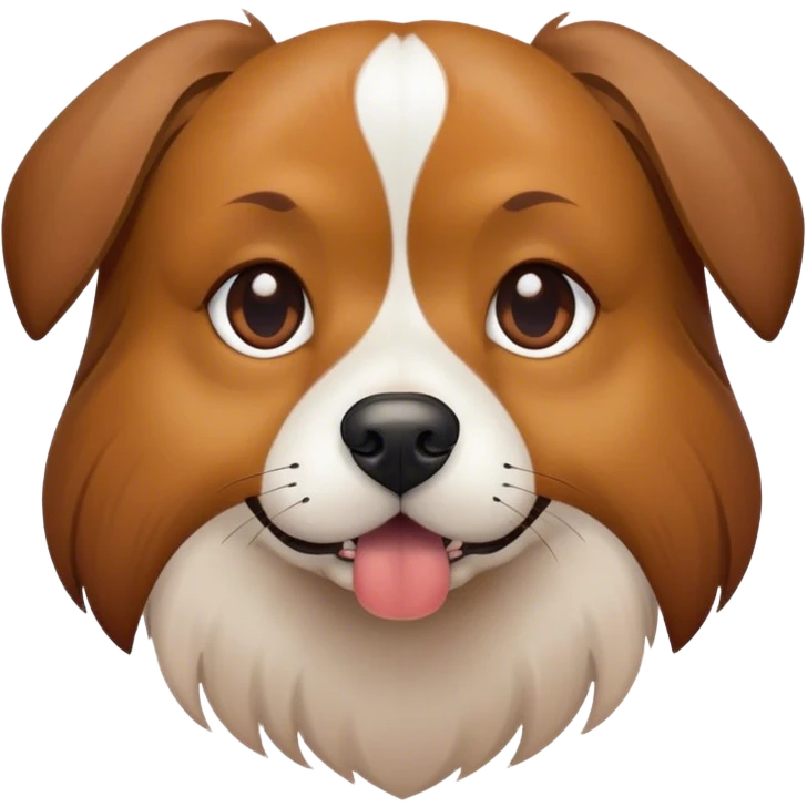 Dog smoking a blunt emoji