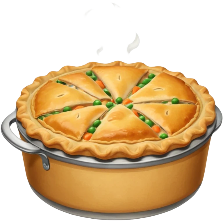 chicken pie emoji