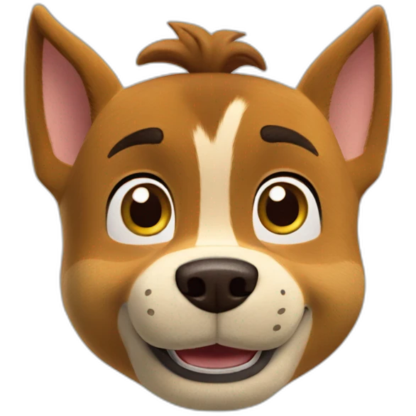 Paw patrol Chase character emoji