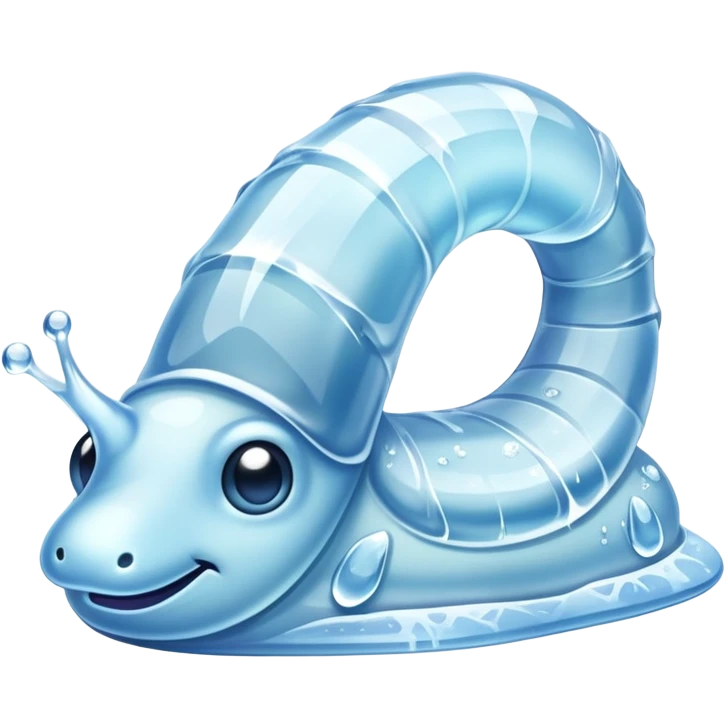 Icy slug emoji