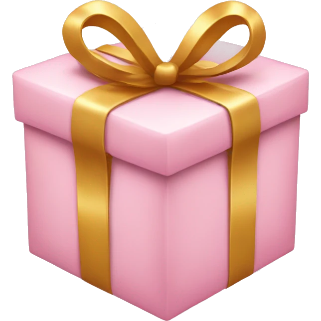 Light pink present emoji