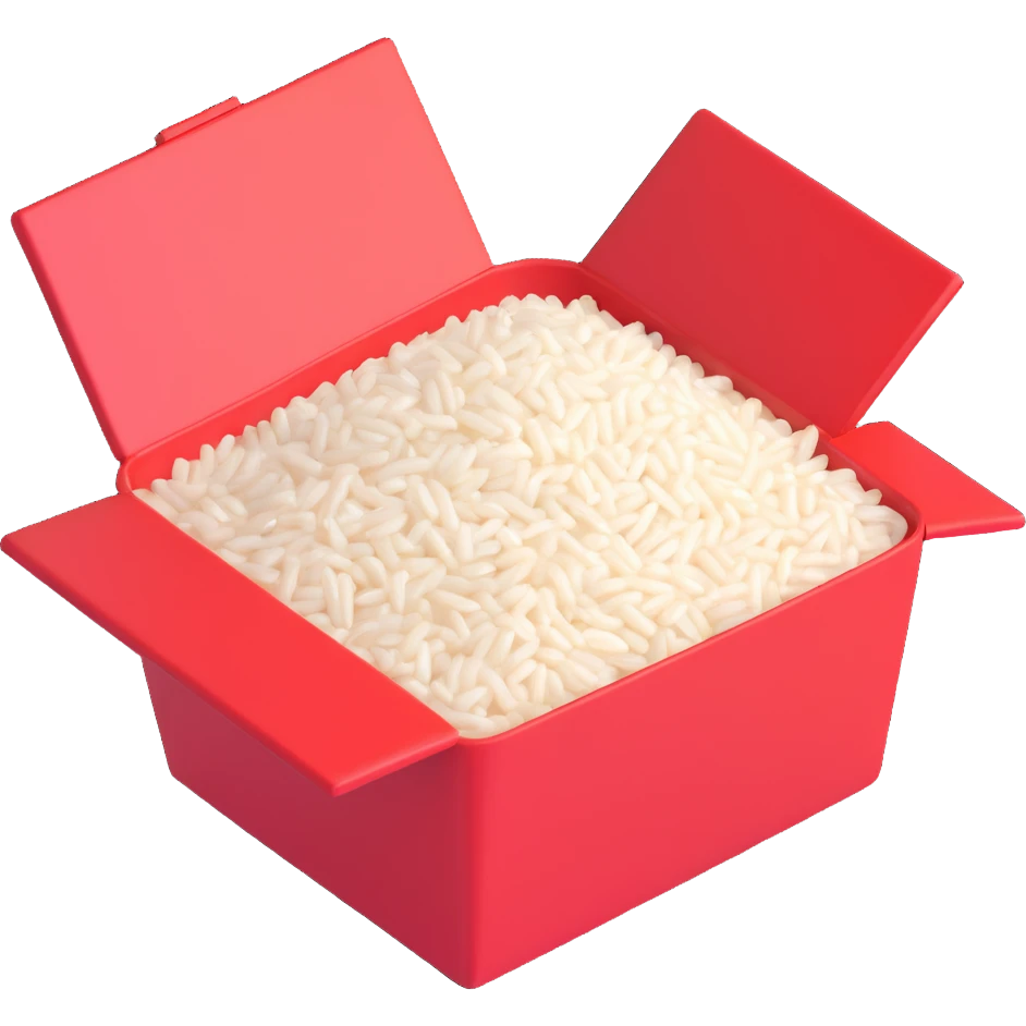 box of rice emoji