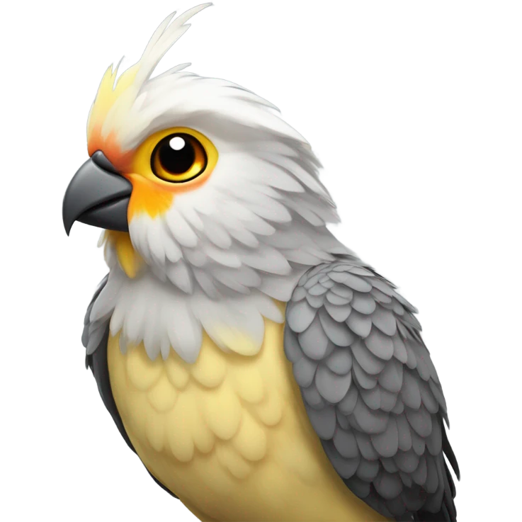 realistic cockatiel emoji