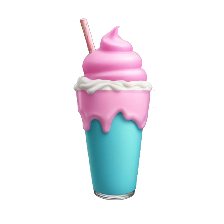 Bubblegum milkshake  emoji