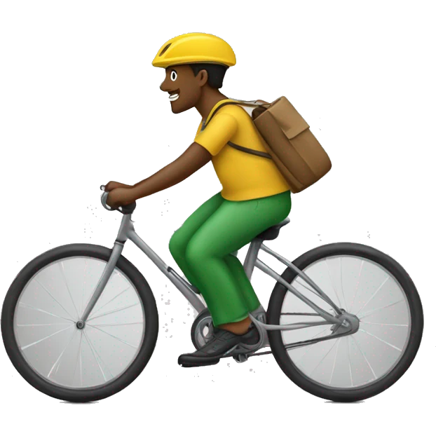 Sassou sur un velo emoji