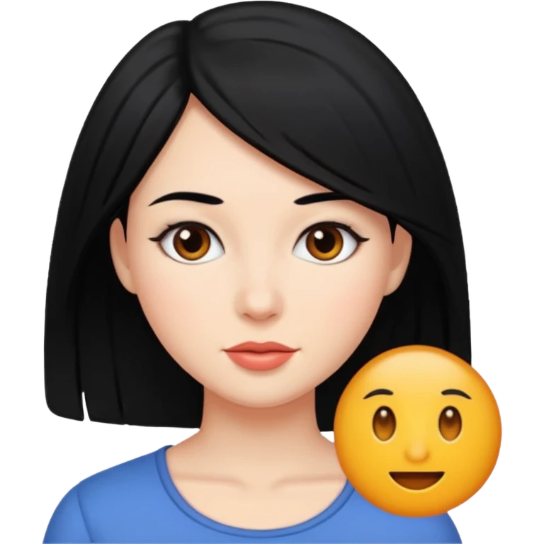 Mujer peli negra  emoji