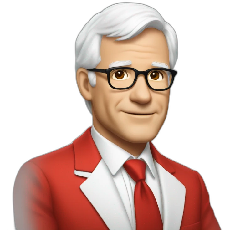 steve martin in a red suit emoji