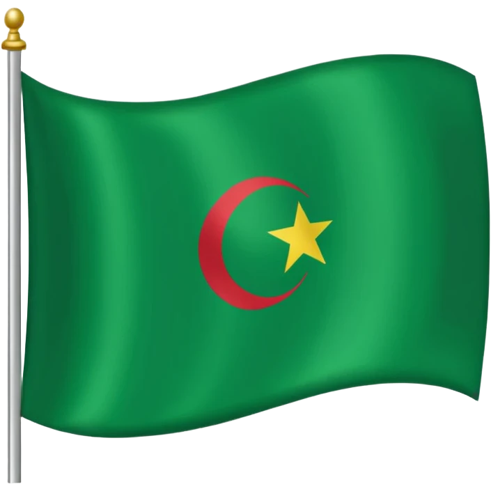 علم ليبيا الاخظر emoji