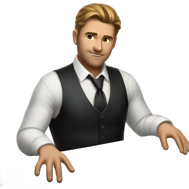 casino dealer emoji