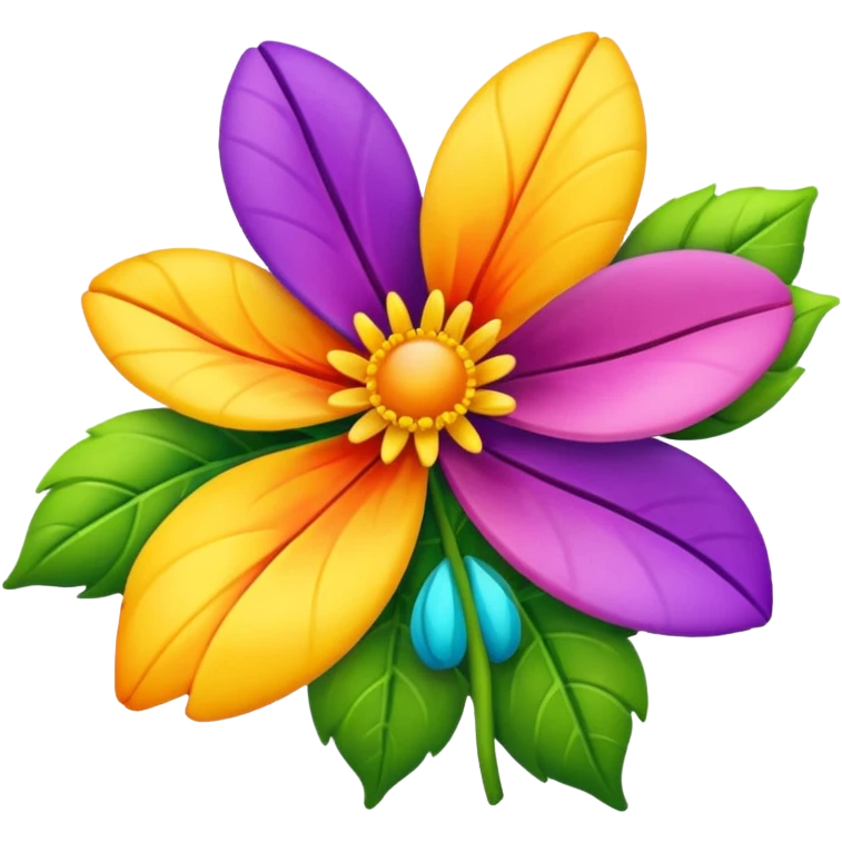 Tangled flower emoji emoji