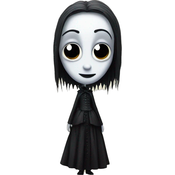 Tim Burton's Gothic whimsy emoji