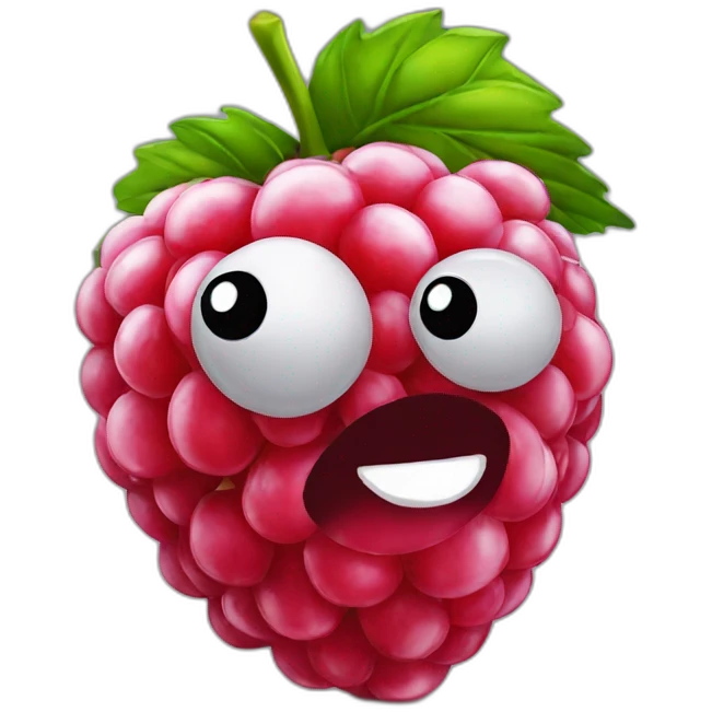 Framboise fruits emoji