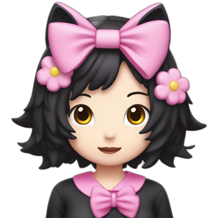 hello-kitty-kuromi emoji