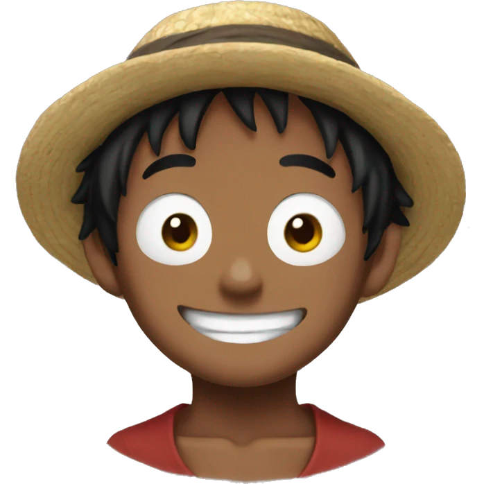 brown skin luffy emoji