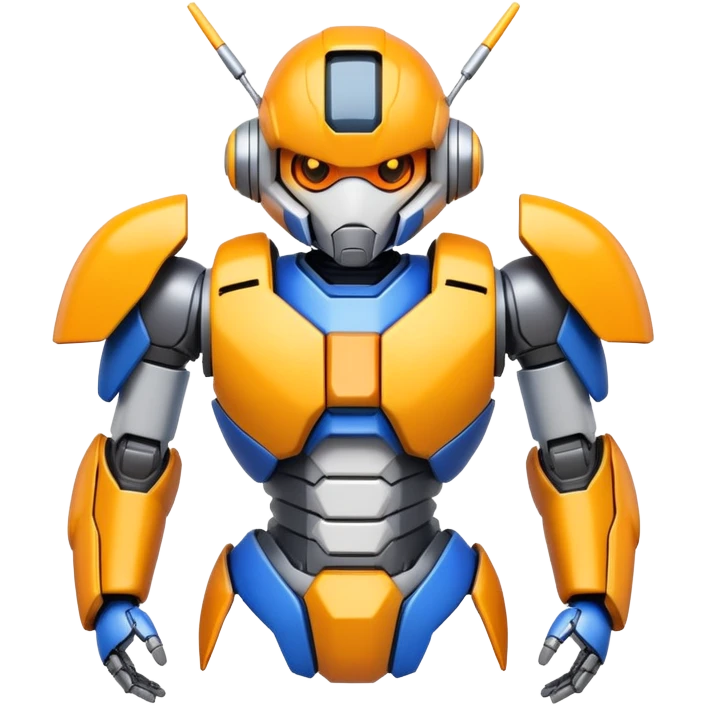 Futuristic Anime-styled Medabots Metabee emoji