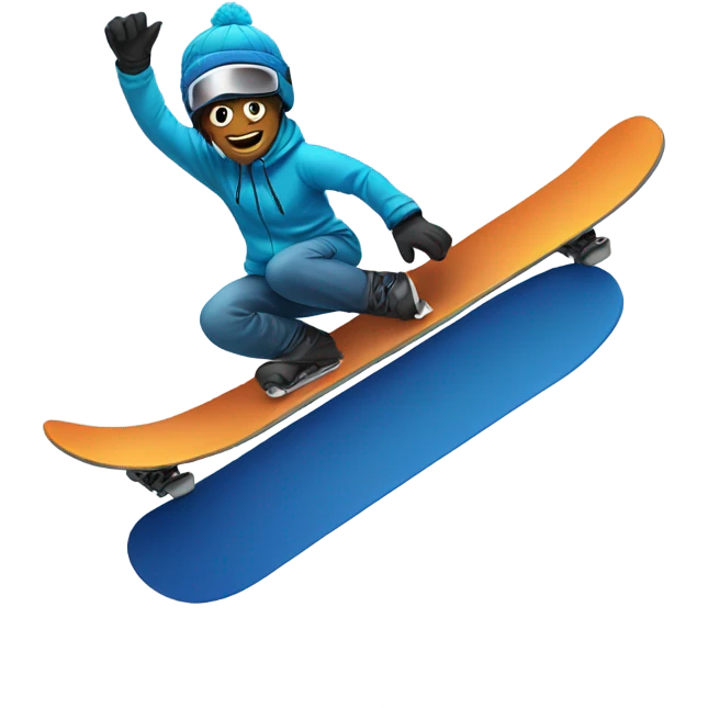 Snow board emoji
