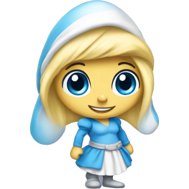 Smurfette  emoji