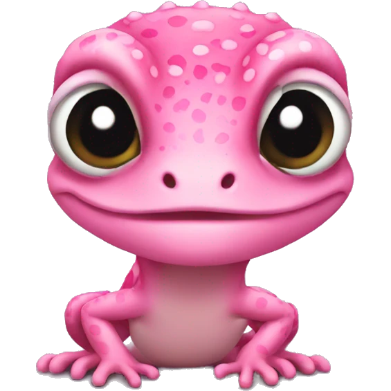 pink gecko emoji
