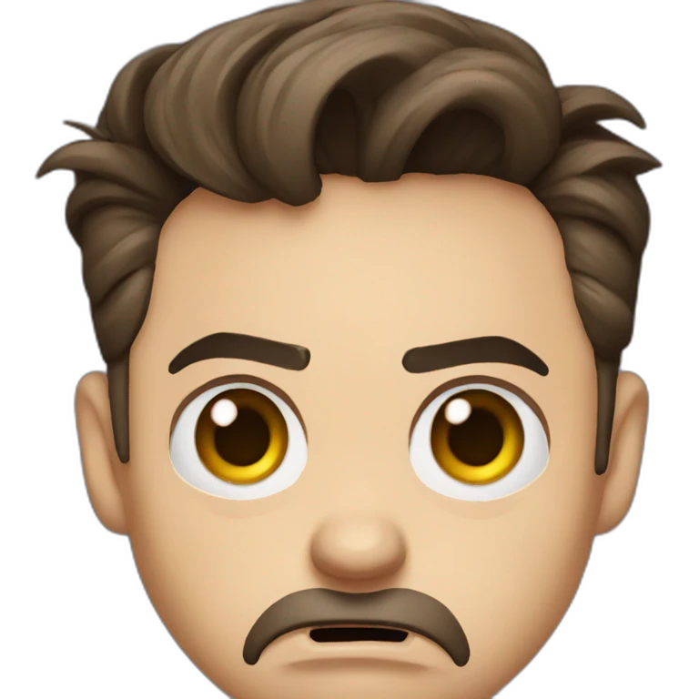 robert downey jr angry emoji
