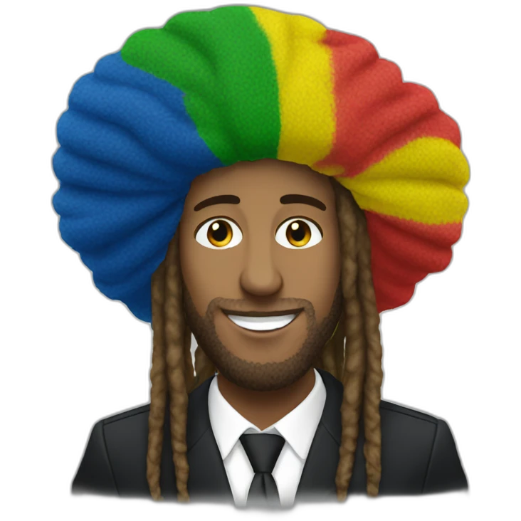 Rasta macron emoji