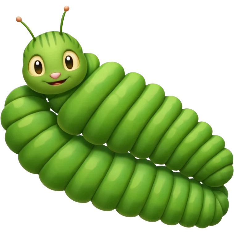 catepillar with many little praying hands emoji