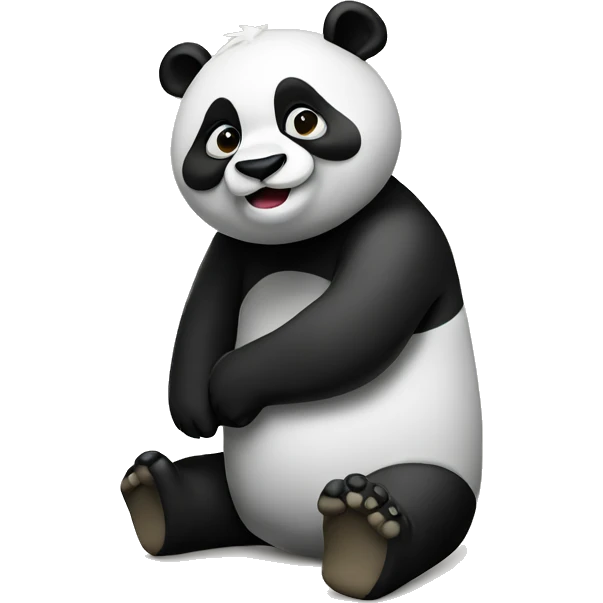 Panda drunk  emoji