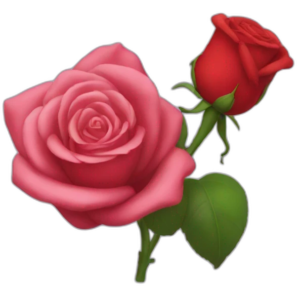 Beauty and the beast rose emoji