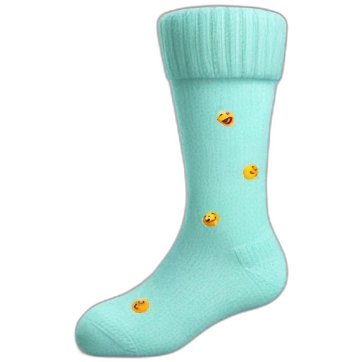 Socks with smell emoji