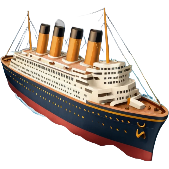 Titanic sinking emoji