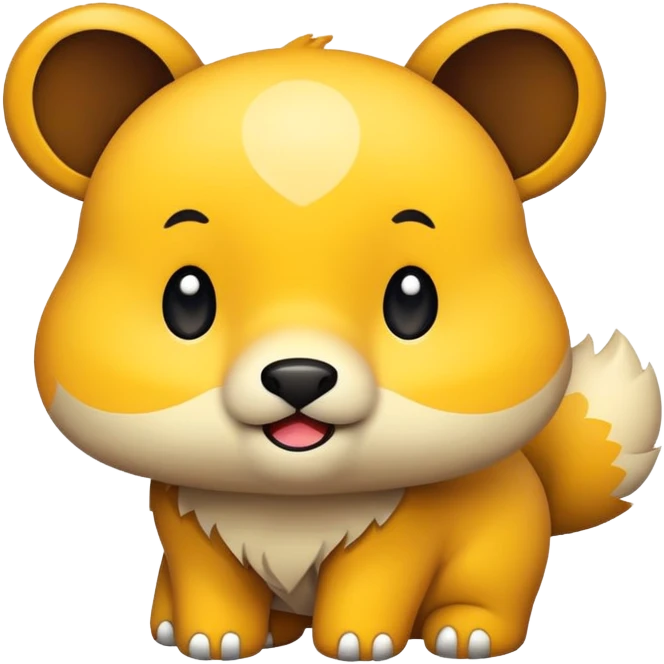 cute animal, pixel, funny emoji