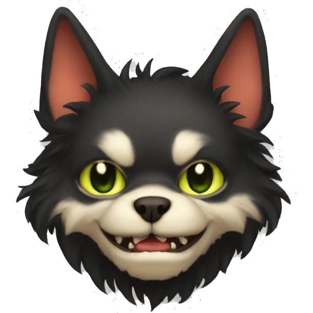cat demon dog goblin emoji
