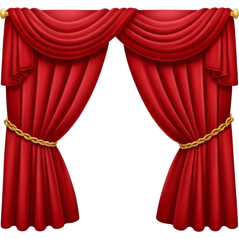 theater, red curtains emoji
