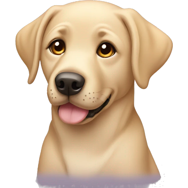 Cute labrador emoji