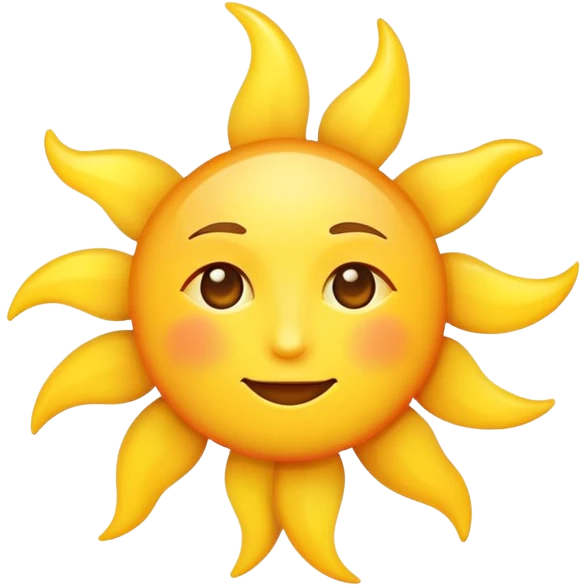 Sunshine emoji
