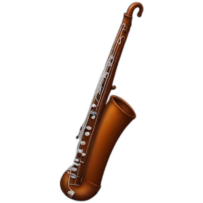 Bassoon instrument emoji