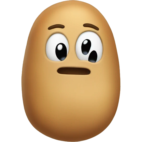 Peanut stuffed animal with feet emoji