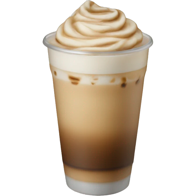 Iced latte emoji