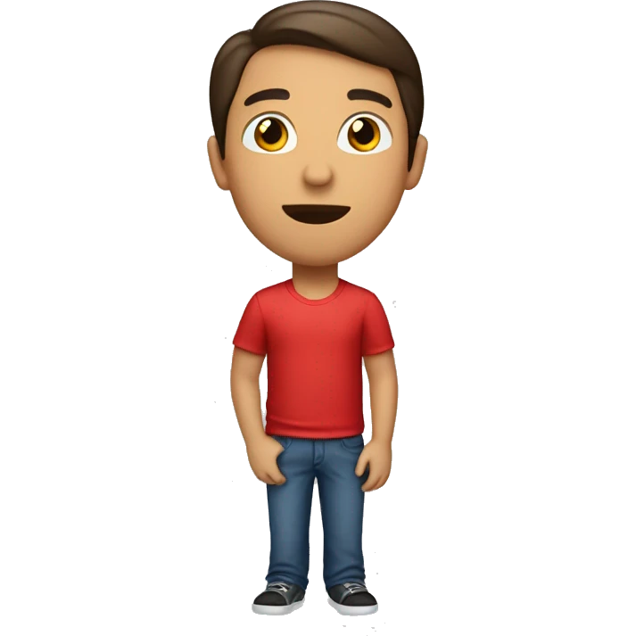  Brunette boy drinking red solo cup emoji
