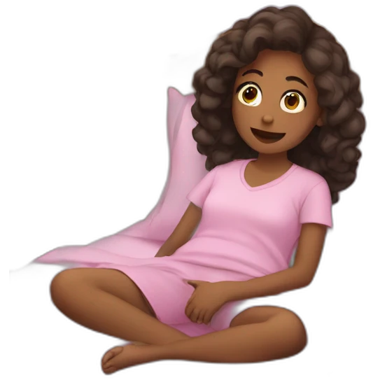Girl sleepover emoji
