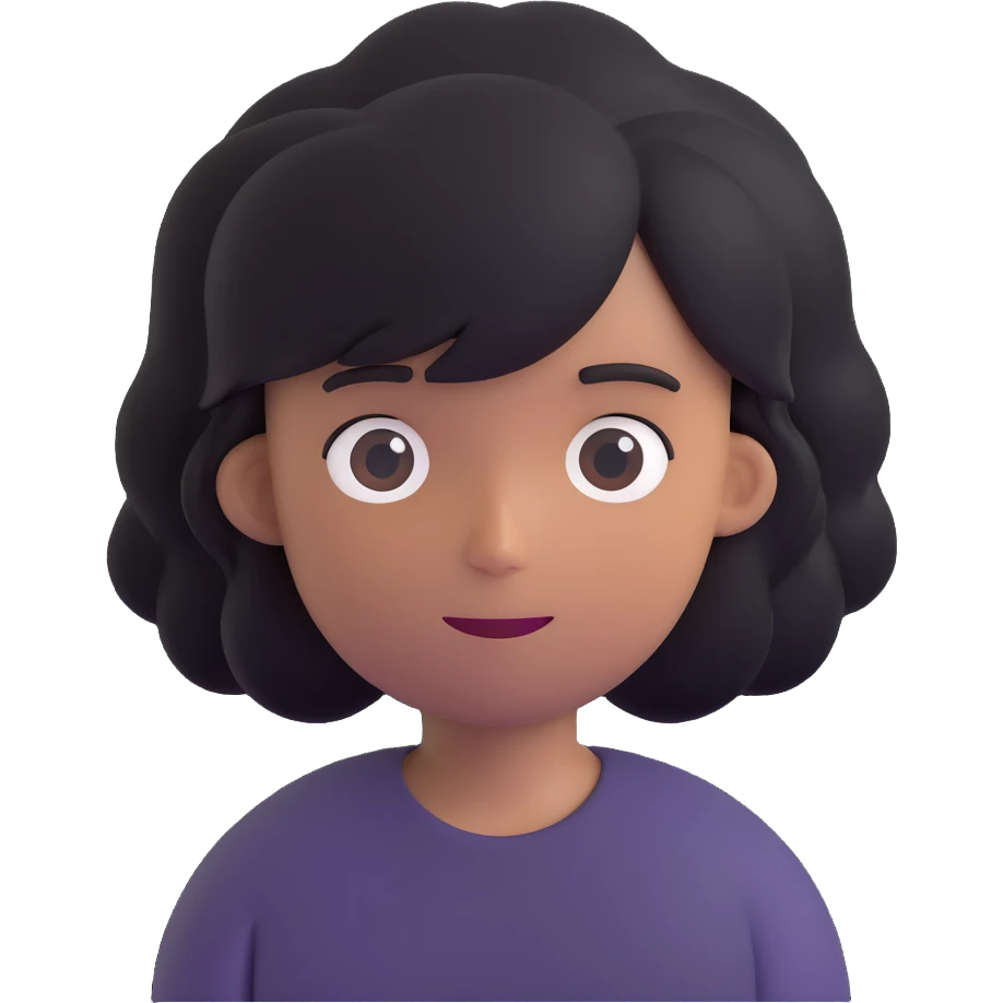 Hair hero emoji