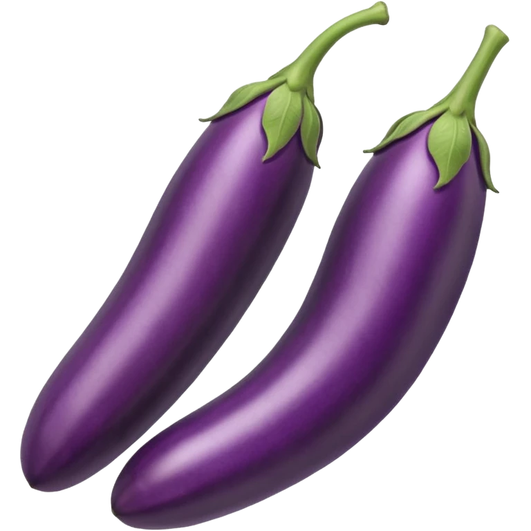 Long eggplant with veins vascular bulging veins vein running down side emoji