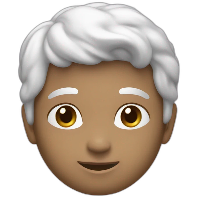 Rond Mauve et blanc emoji